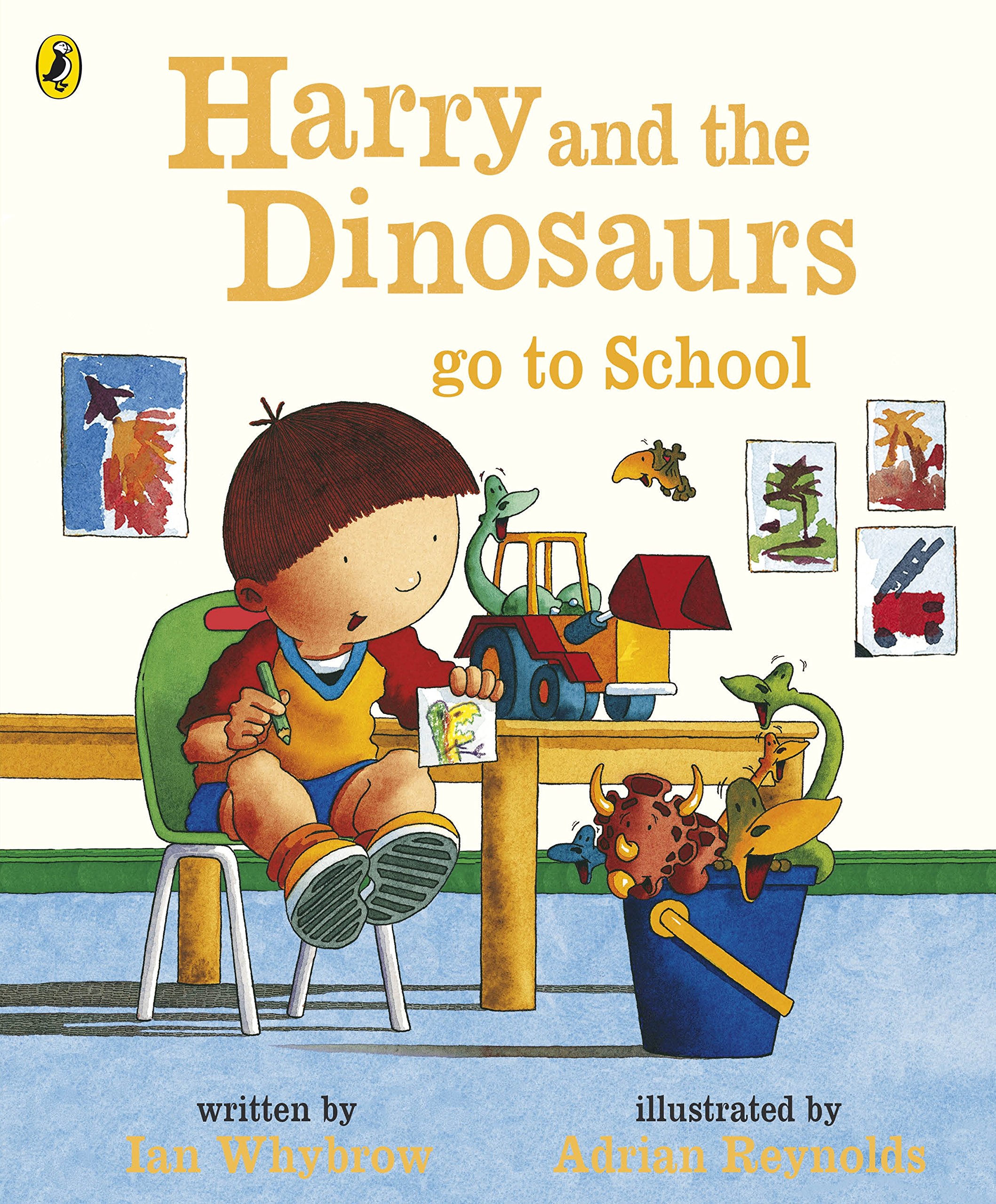 Harry and the Dinosaurs Go to School: Amazon.co.uk: Whybrow, Ian
